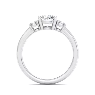 Hallie Three Stone Engagement Ring