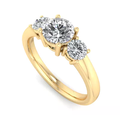 Wynter Three Stone Engagement Ring