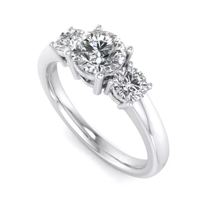 Wynter Three Stone Engagement Ring