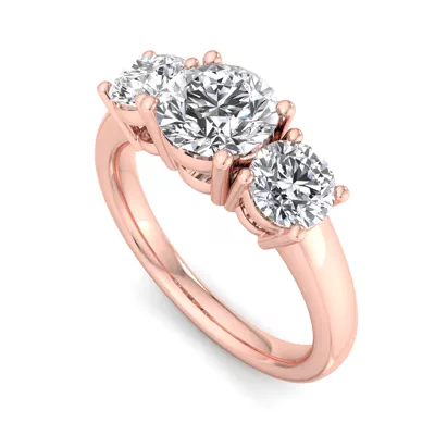 Daleyza Three Stone Engagement Ring
