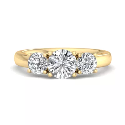 Daleyza Three Stone Engagement Ring