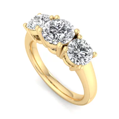 Gwendolyn Three Stone Engagement Ring (1.00Ct. Tw.)