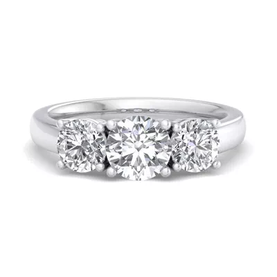 Gwendolyn Three Stone Lab Diamond Engagement Ring (1.00Ct. Tw.)