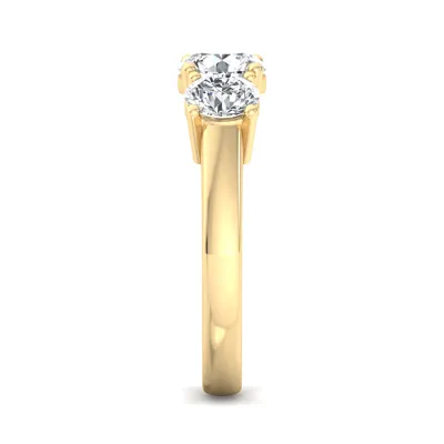Gwendolyn Three Stone Lab Diamond Engagement Ring (1.00Ct. Tw.)