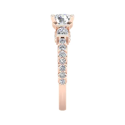 Paislee Accented Engagement Ring
