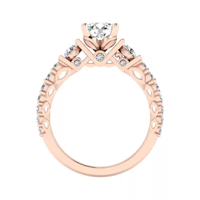 Paislee Accented Engagement Ring