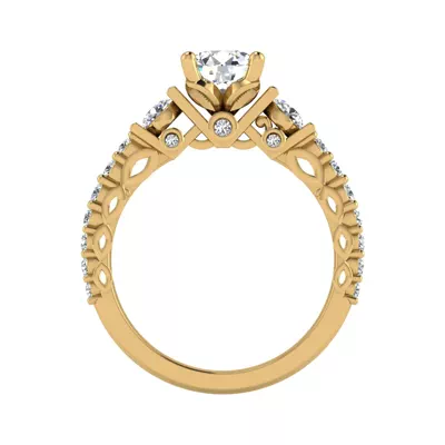 Paislee Accented Engagement Ring