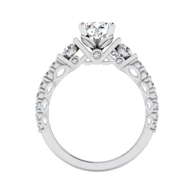 Paislee Accented Engagement Ring