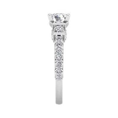 Paislee Accented Engagement Ring