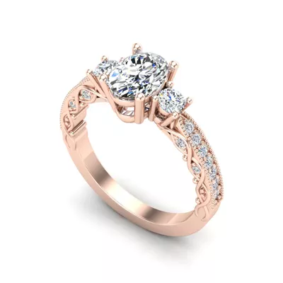 Ariyah Accented Engagement Ring