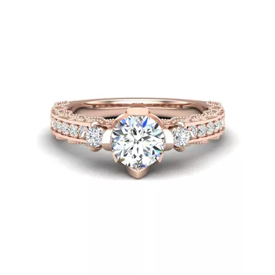 Veronica Accented Engagement Ring