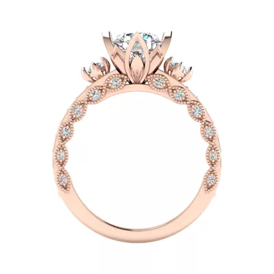 Veronica Accented Engagement Ring
