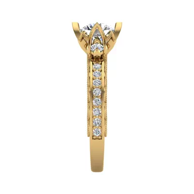 Veronica Accented Engagement Ring