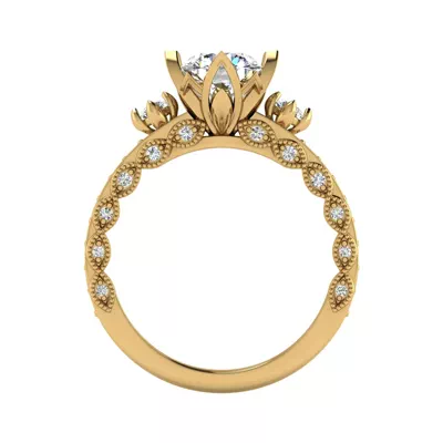 Veronica Accented Engagement Ring