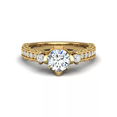 Veronica Accented Engagement Ring