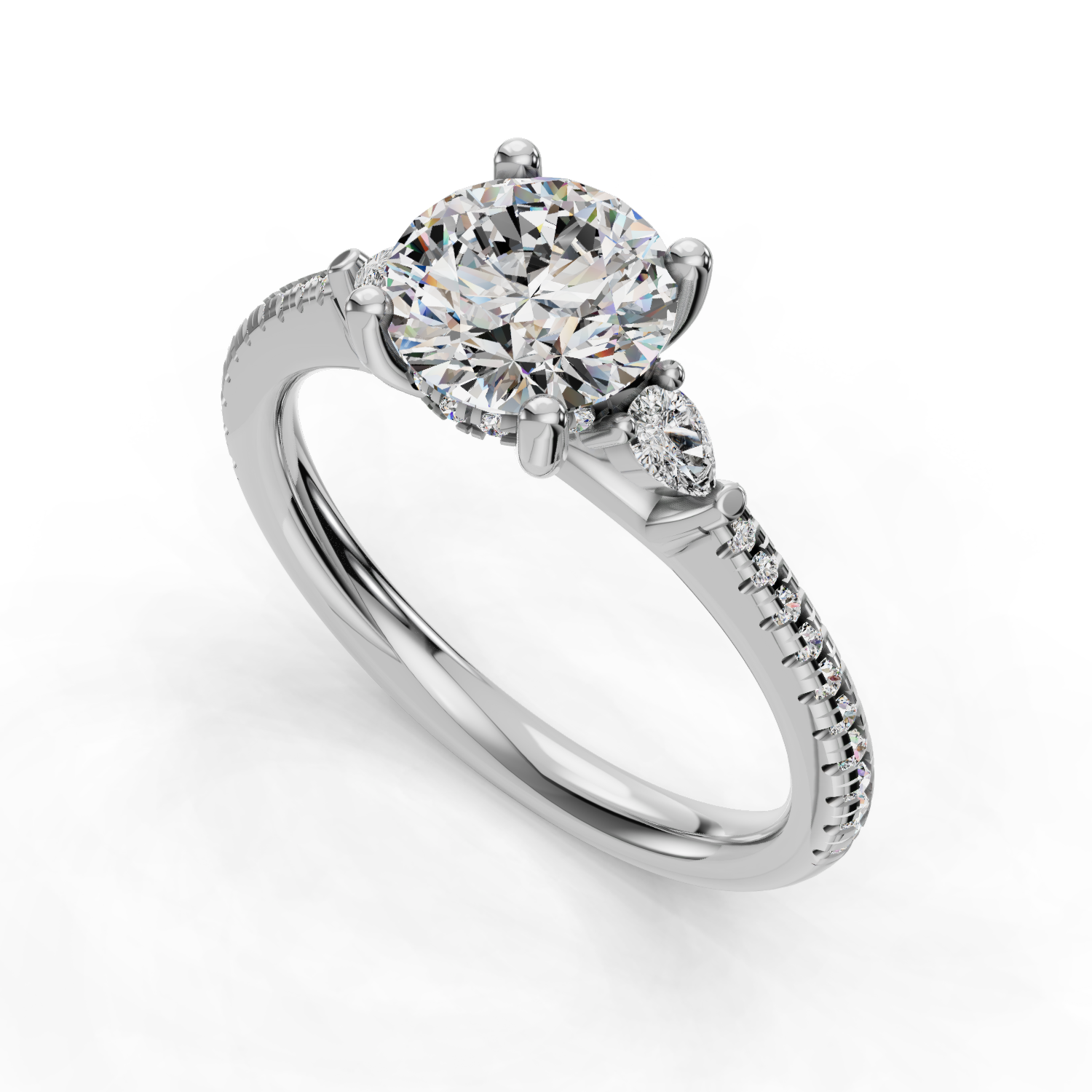 Anaya Pave Engagement Ring