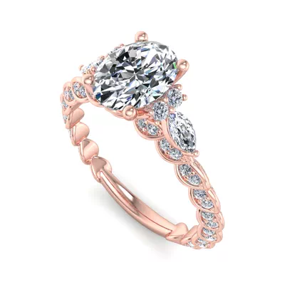 Cataleya Three-Stone Engagement Ring