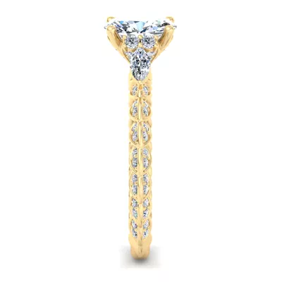 Cataleya Three-Stone Engagement Ring