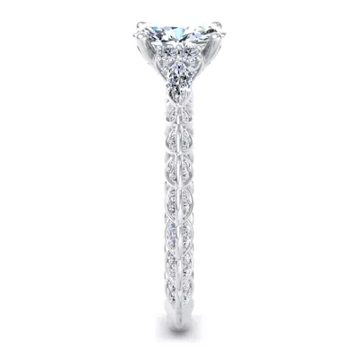 Cataleya Three-Stone Engagement Ring