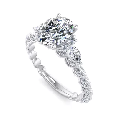 Cataleya Three-Stone Engagement Ring