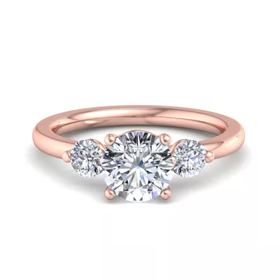 Rosie 3 Stone Engagement Ring