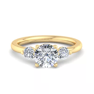 Rosie 3 Stone Engagement Ring