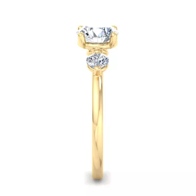Rosie 3 Stone Engagement Ring