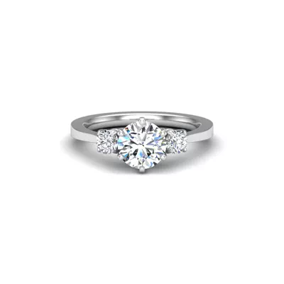 Kamryn Three Stone Ring Engagement Ring