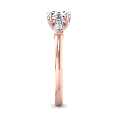 Anne Three-Stone Baguette Engagement Ring