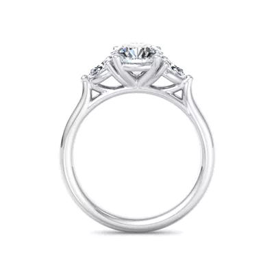 Aleena Classic Pear Three-Stone Engagement Ring