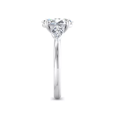Alia Classic Pear Three-Stone Engagement Ring