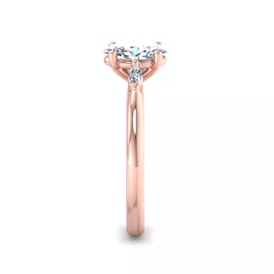 Frankie Three-Stone Marquise Engagement Ring
