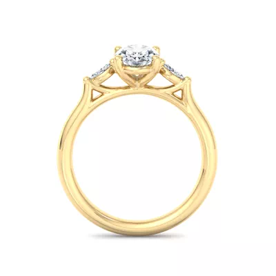 Frankie Three-Stone Marquise Engagement Ring