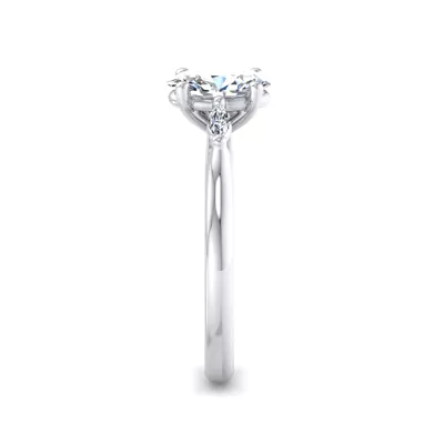 Frankie Three-Stone Marquise Engagement Ring