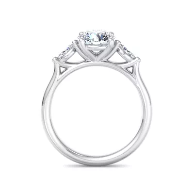 Ellis Three-Stone Marquise Engagement Ring