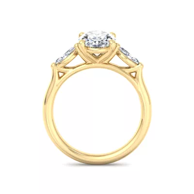 Kathryn Three-Stone Marquise Engagement Ring