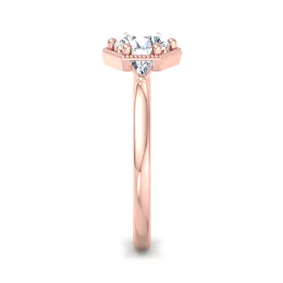 Quinn Three Stone Engagement Ring