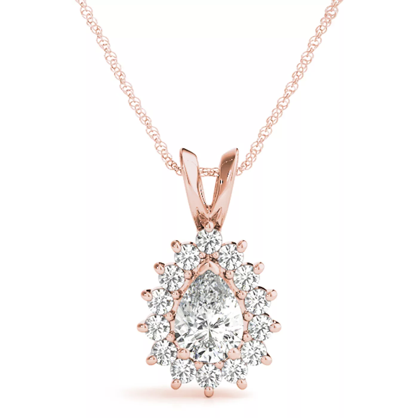 Farren Halo Necklace