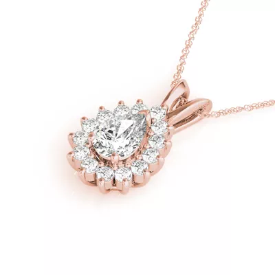 Farren Halo Necklace