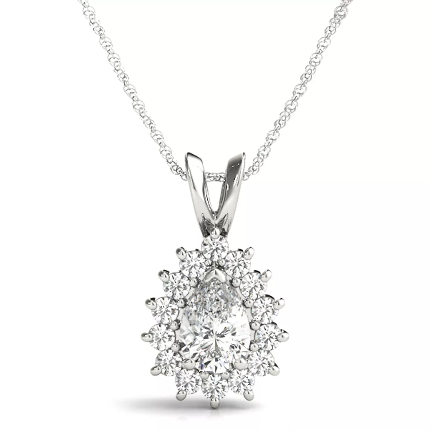 Farren Halo Necklace