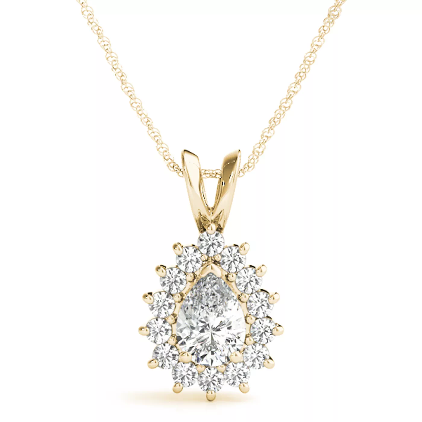 Farren Halo Necklace