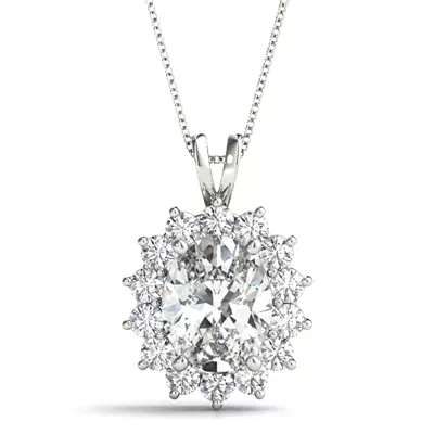 Jaelyn Halo Necklace