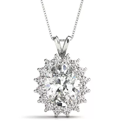 Kaia Halo Necklace