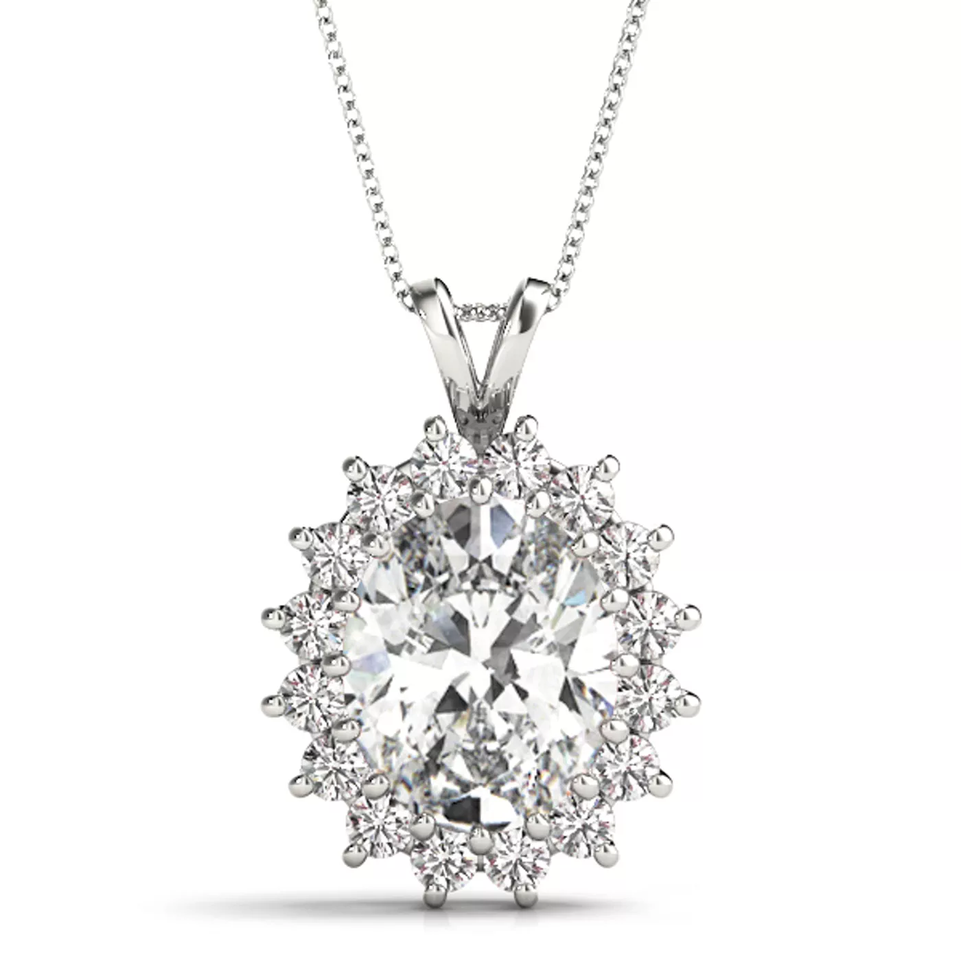 Kaia Halo Necklace