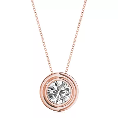 Ophelia Solitaire Diamond Necklace