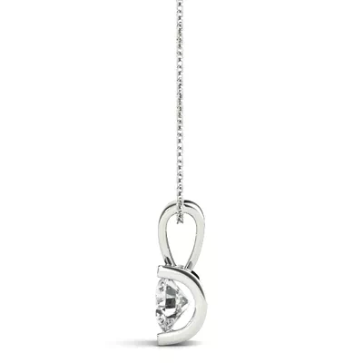 Mariposa Bar Set Solitaire Diamond Necklace
