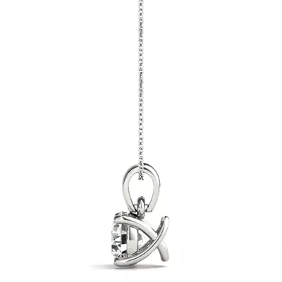 Amaryllis Solitaire Diamond Necklace