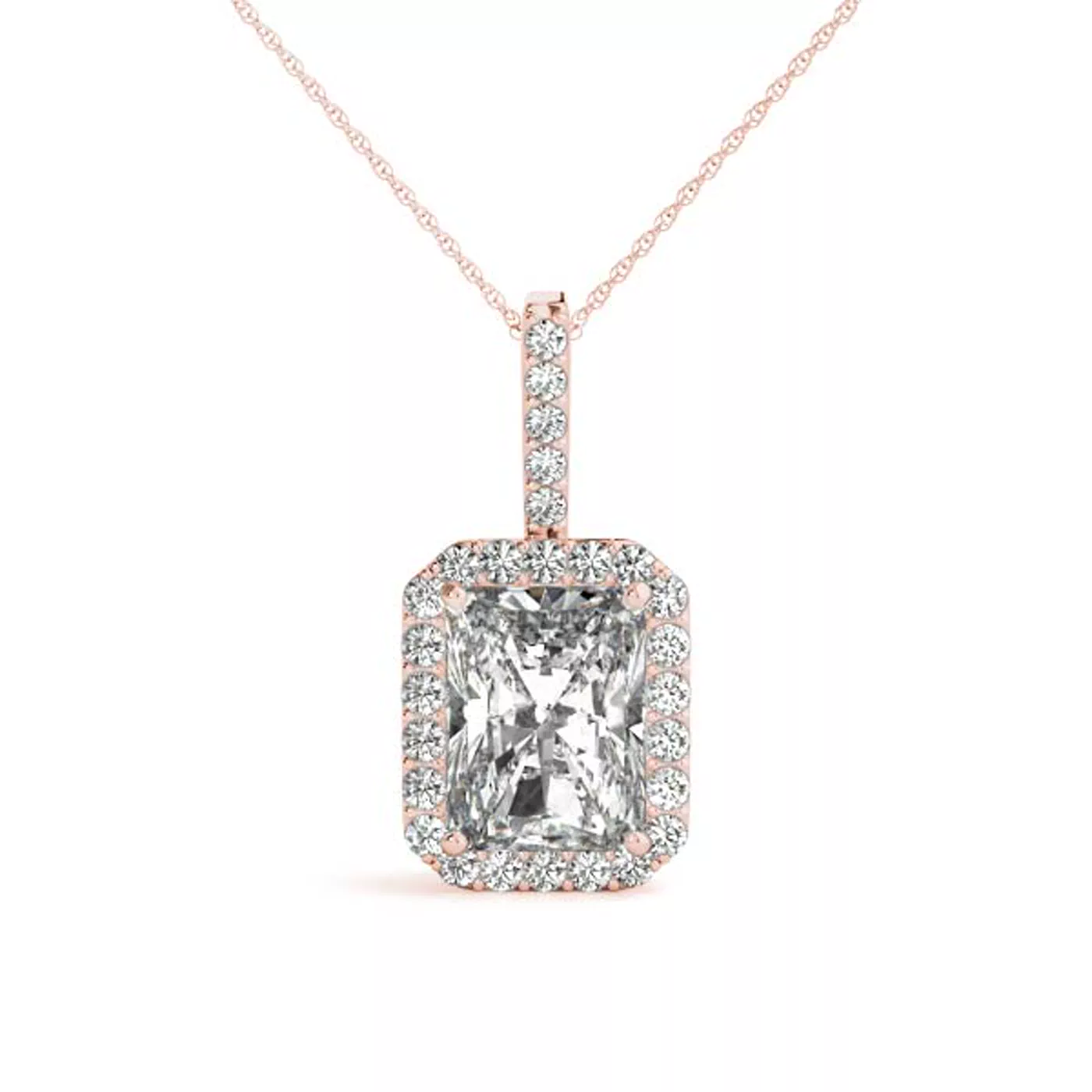 Keegan Halo Necklace