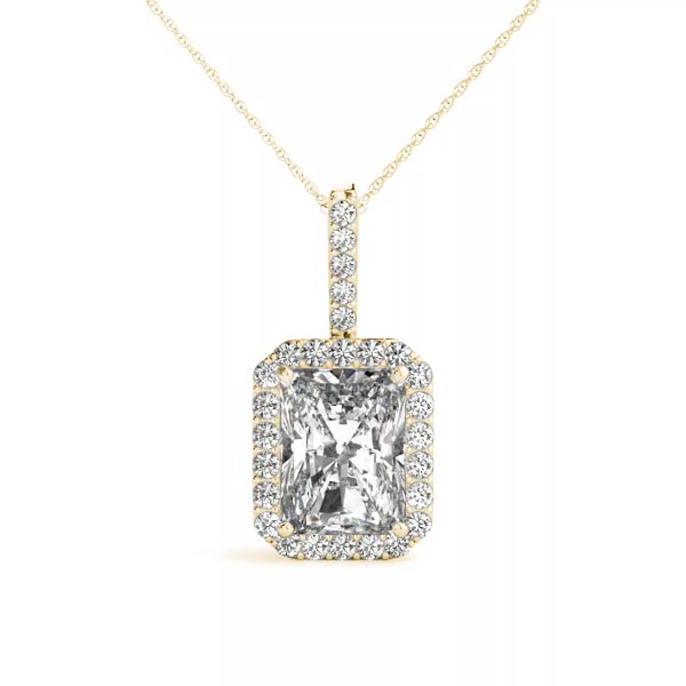 Keegan Halo Necklace