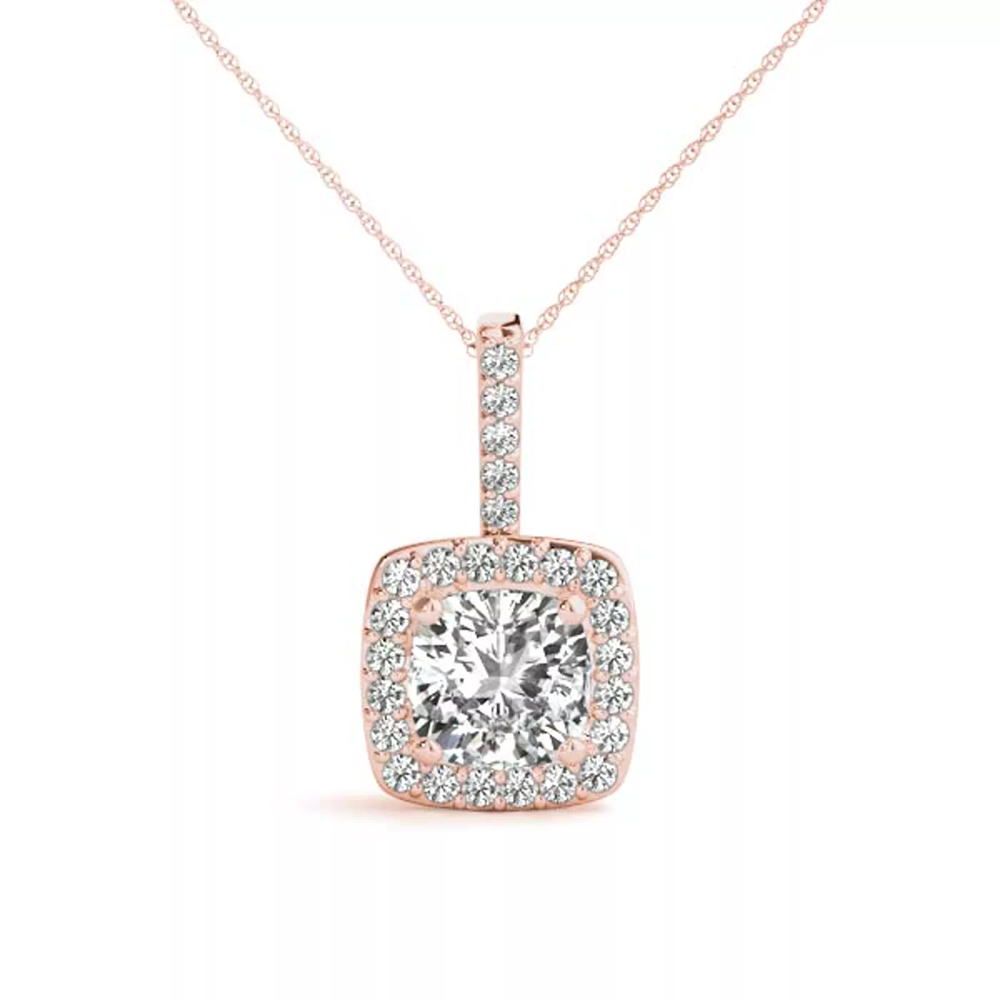 Delaney Halo Necklace